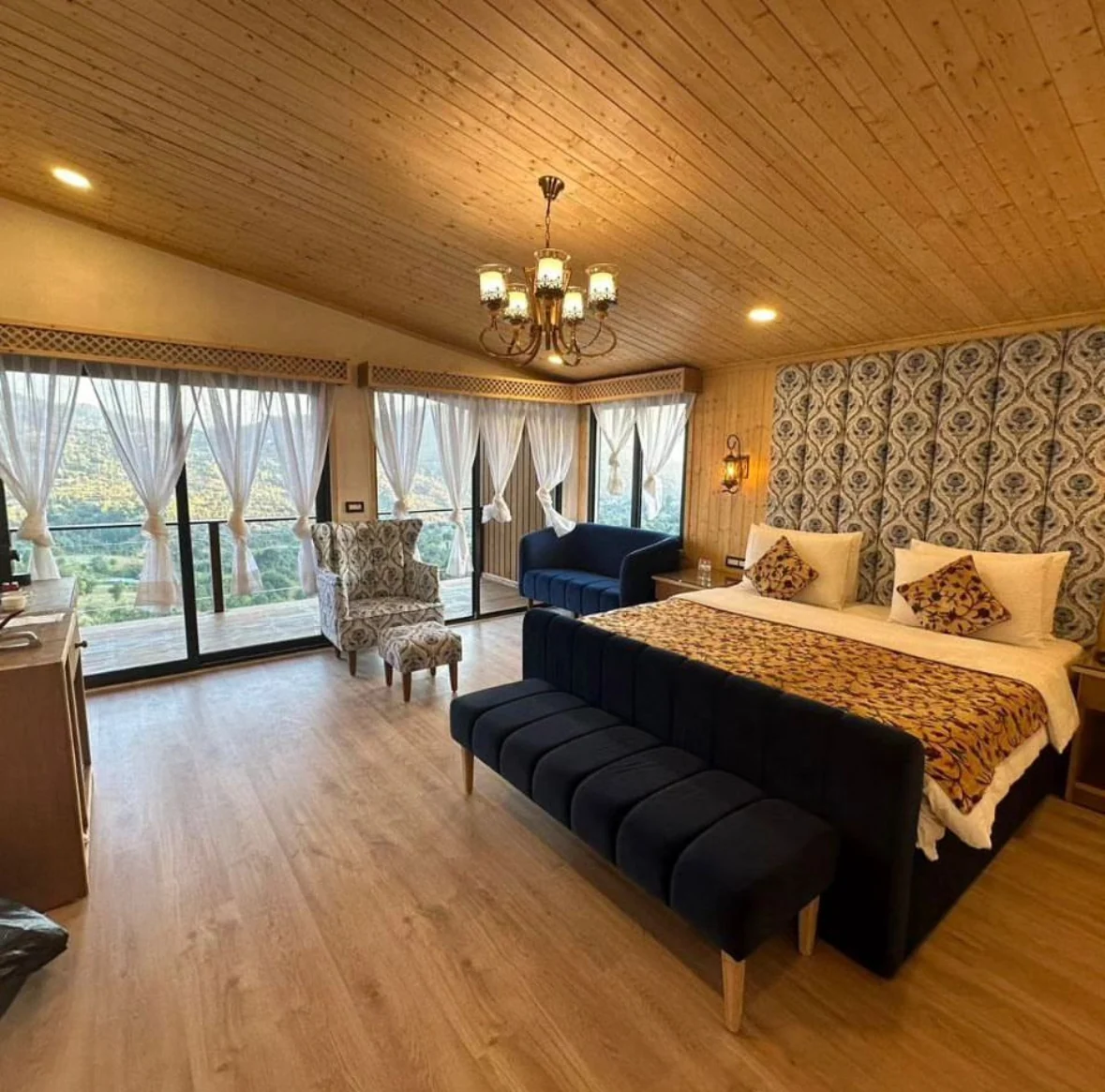 Resort-inspired bedroom interior