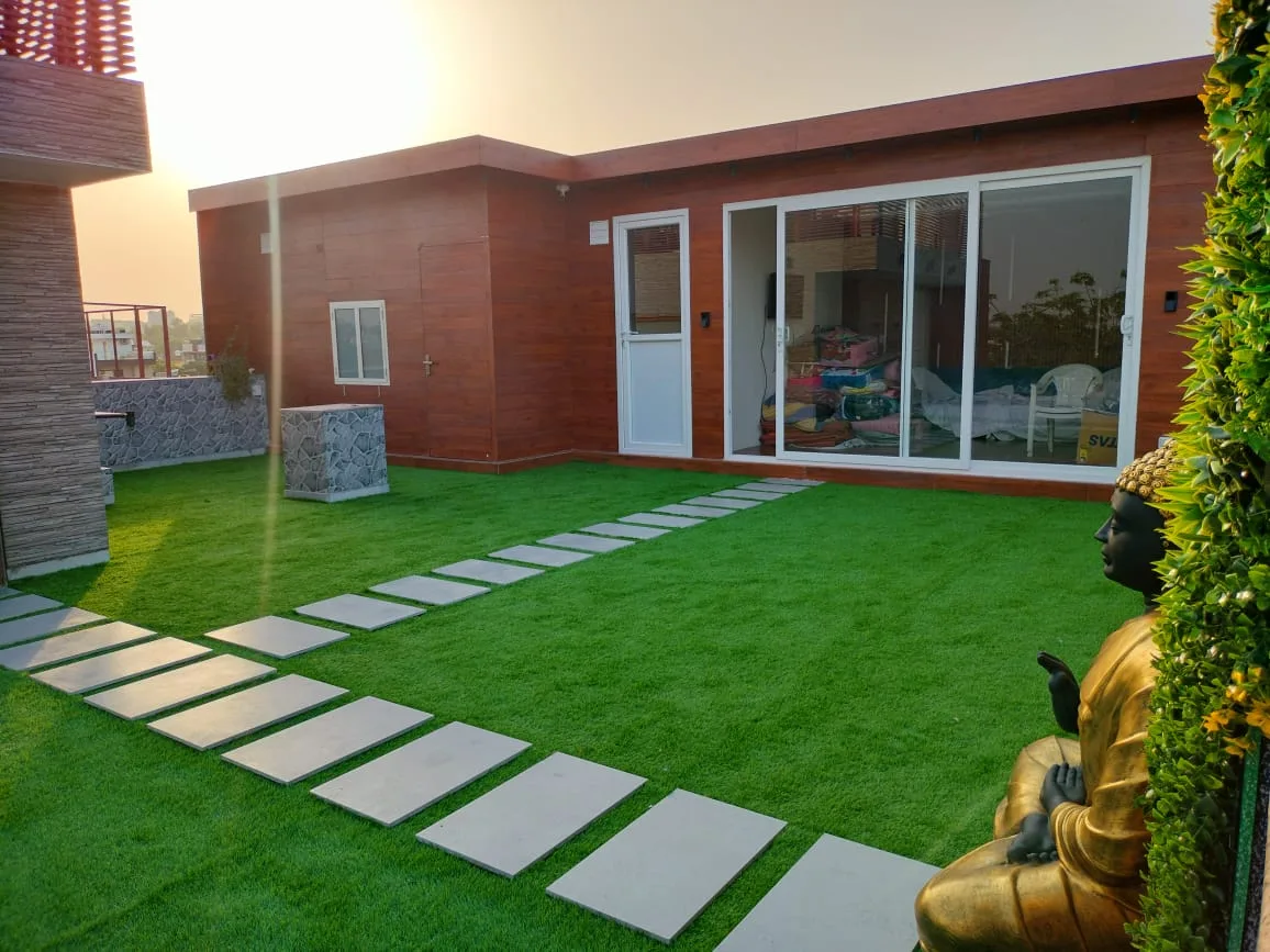 Pathway and planting